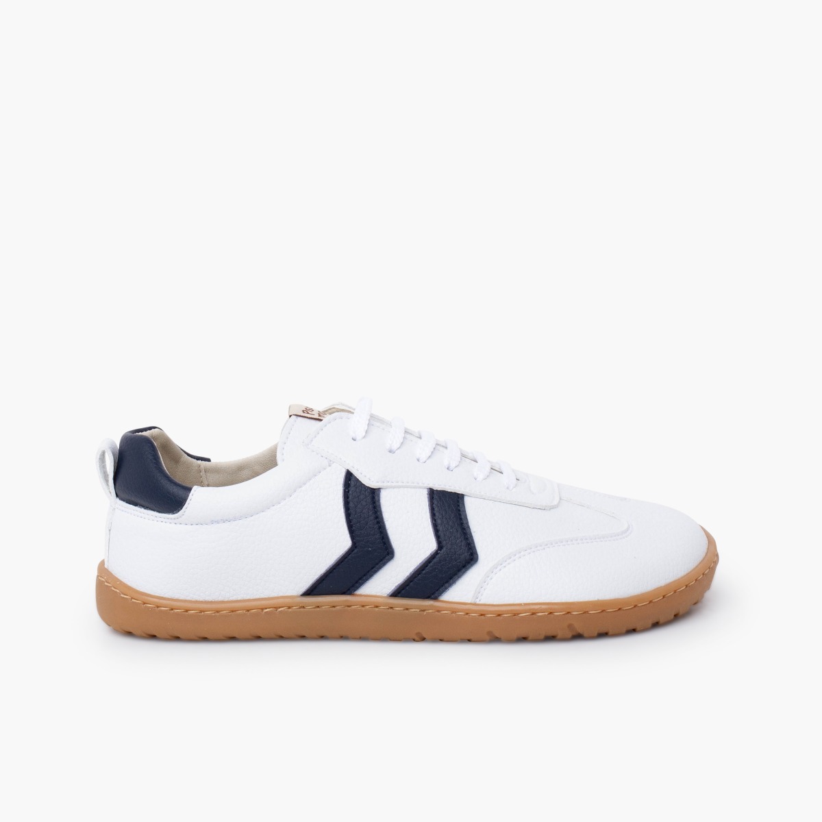 Barfuß Sneaker Schnürung große Größen Marineblau