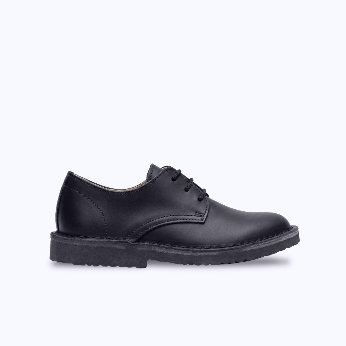 Elegante Blucher-Schuhe aus Leder für Jungen Marineblau