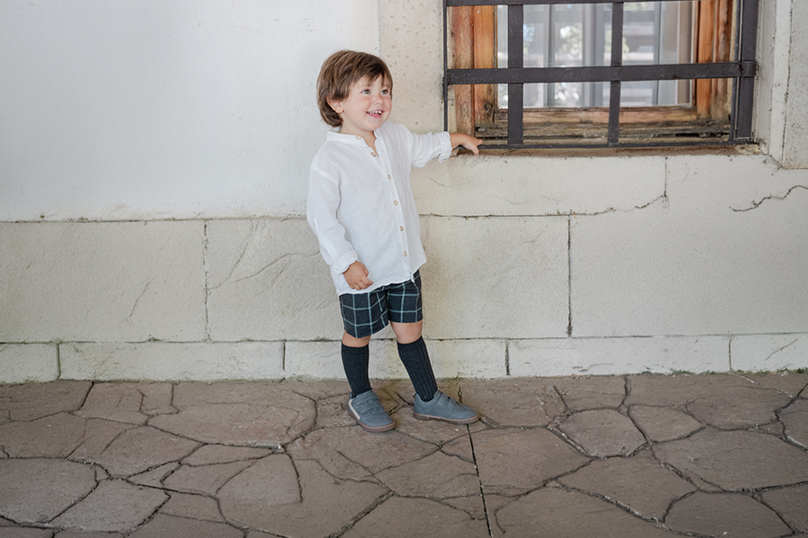 Barefoot-Sneaker in Nubuk-Optik seitlicher Verzierung