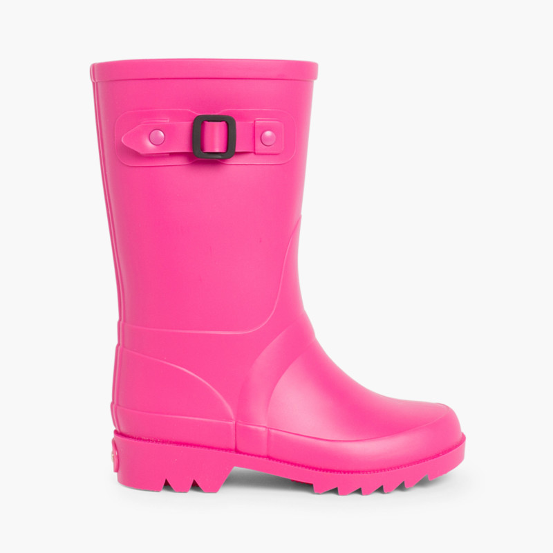 Gummistiefel für Jungen mit Schnalle Rosa