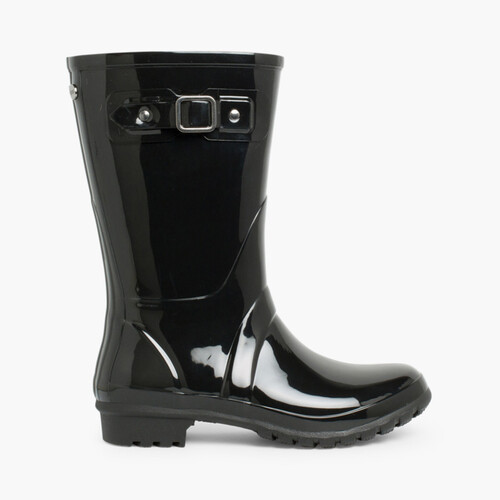 Gummistiefel für Damen Mini Glow Schwarz