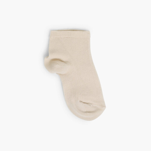 Einfarbige Knöchelsocken Sommer Leinen