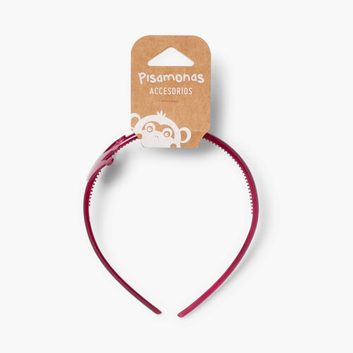 Diadem Mädchen mit Krone Bordeaux