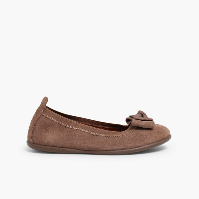 Doppelbogenshorts für Mädchen und Damen Mausgrau