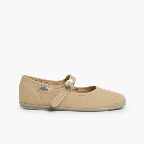 Merceditas Mädchenstoff, die Kette Beige