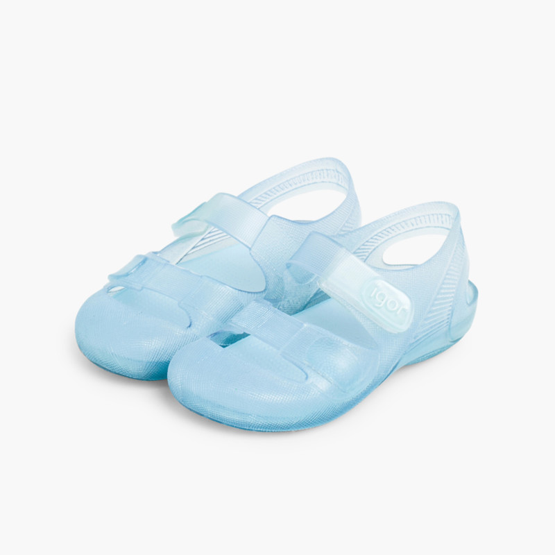 Strand Pool-Schuhe Himmelblau