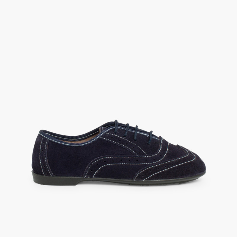 Mädchen Blucherschuhe Marineblau