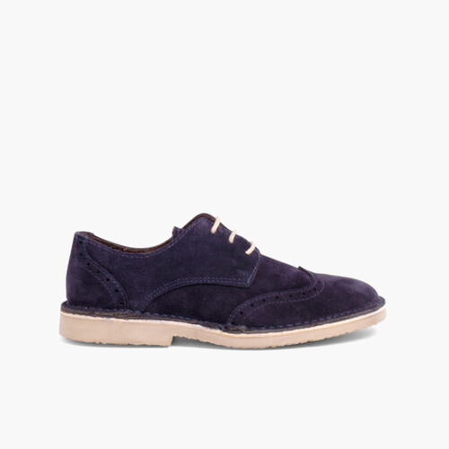 Blucher Chopped Shoe Marineblau
