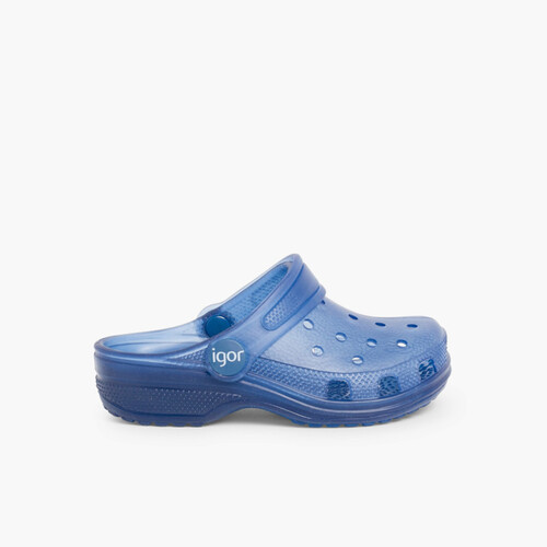 Gummi-Clogs für Kinder Marineblau