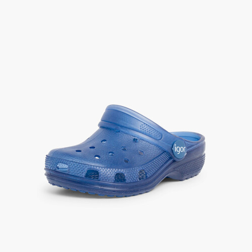 Gummi-Clogs für Kinder Marineblau