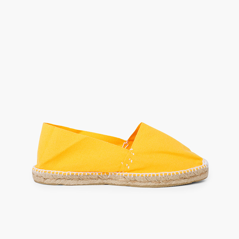 Espadrilles für Jungen, Mädchen, Frauen und Männer Gelb