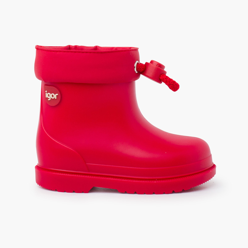 Gummistiefel für Kleinkinder in Pastellfarben Rot