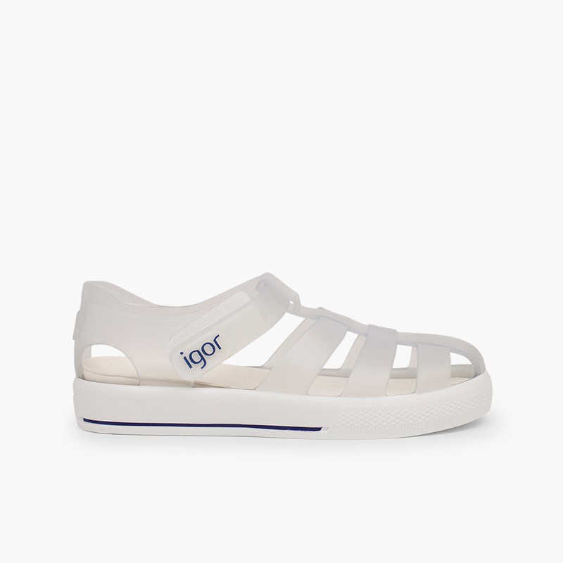 Krabbensandalen Modell Star Weiß