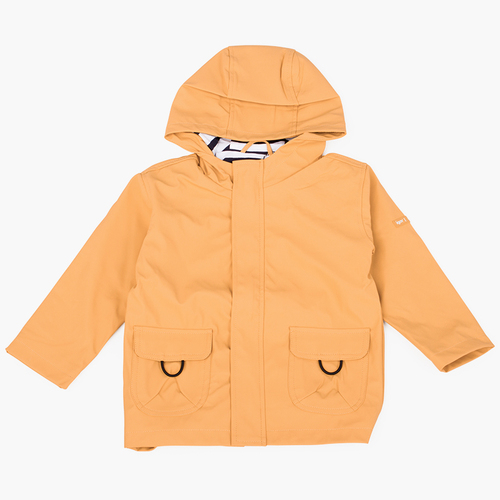 Regenjacke für Kinder mit Taschen und Reißverschluss Gelb