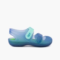 Marineblau und Grün