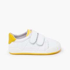 Weiß und Gelb