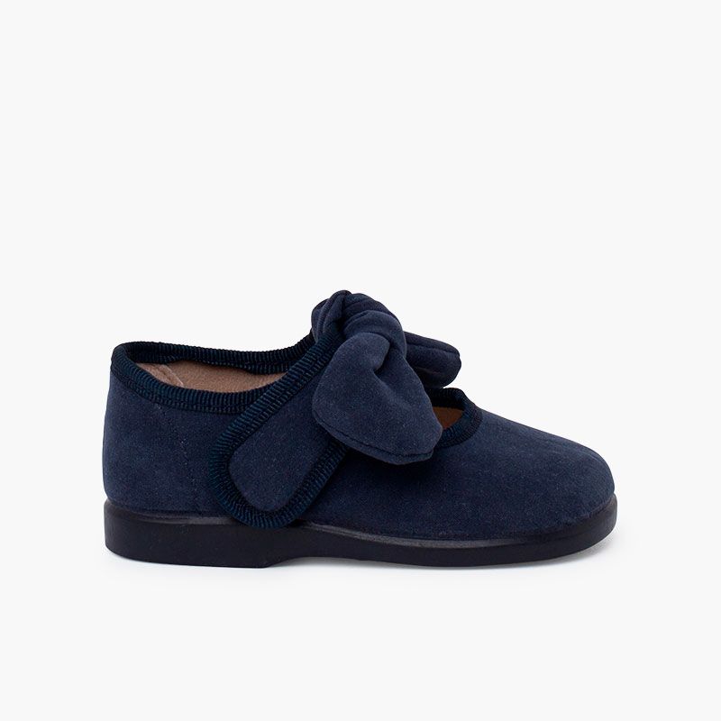 Schuhe mit Riemchen Bamara mit Klettverschluss Schleife Engelsstil