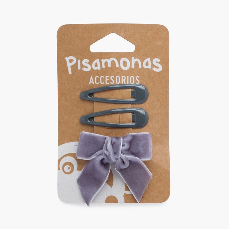 Haarnadeln und Schleifen-Set aus Samt