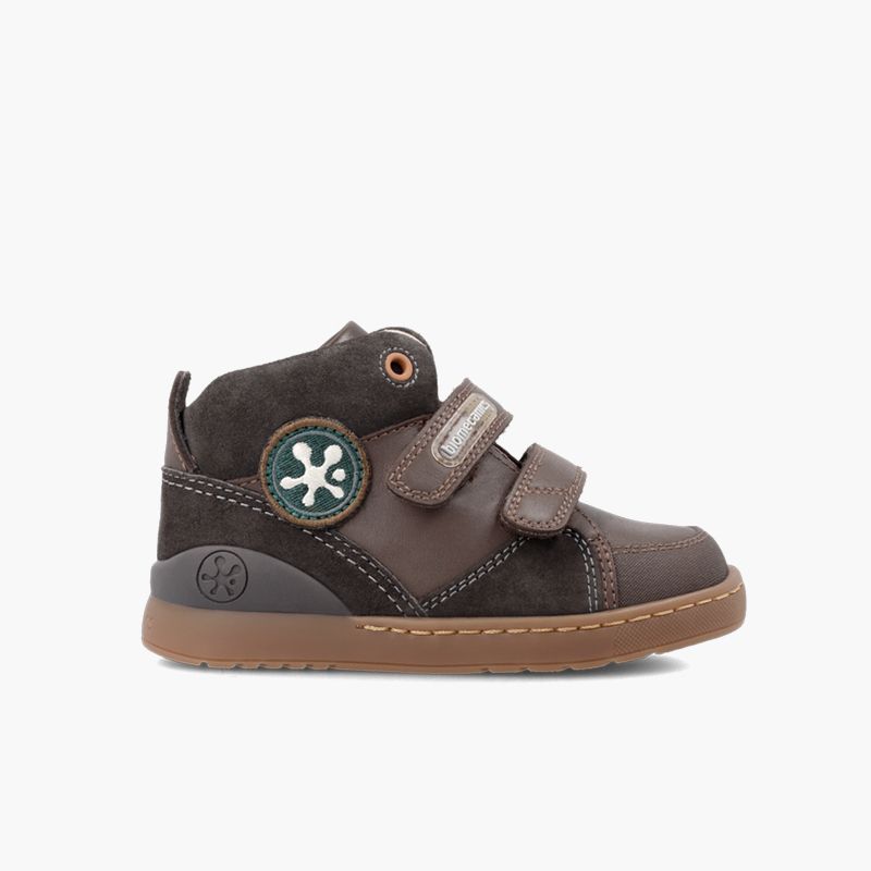 Biomecanics Sportstiefel aus Leder mit Klebeverschluss