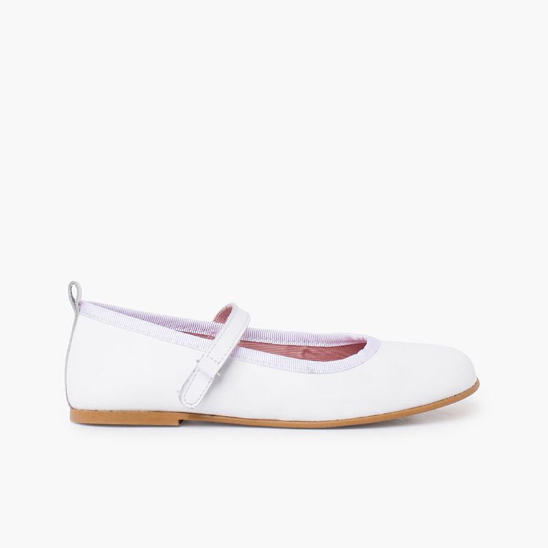 Mary Janes für Mädchen mit feinem Klettverschlussband für besondere Anlässe