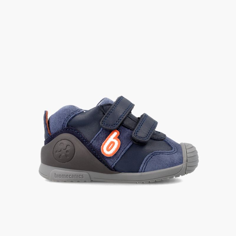 Biogateo Sport Wildlederschuhe mit Klebeverschluss