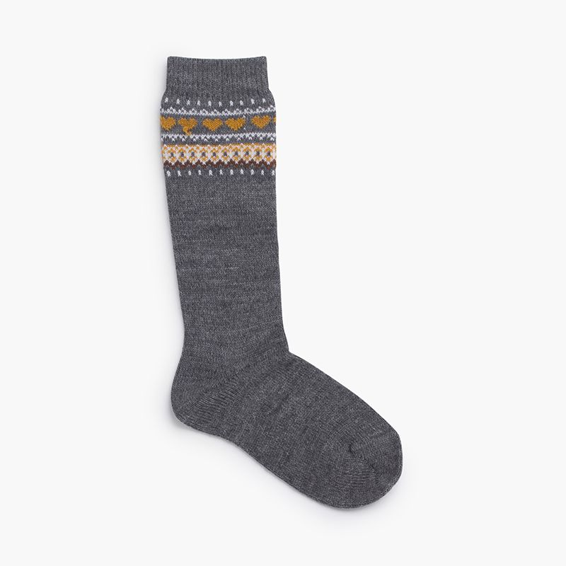 Socken mit Greca-Herzen
