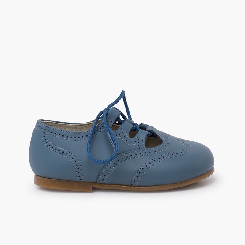 Englische Leder-Schuhe mit Karamellsohle