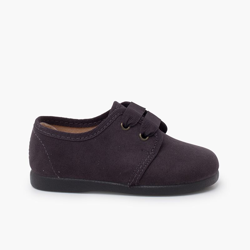 Blucher-Schuhe aus Serratex mit Schnürung und Faya-Stoff