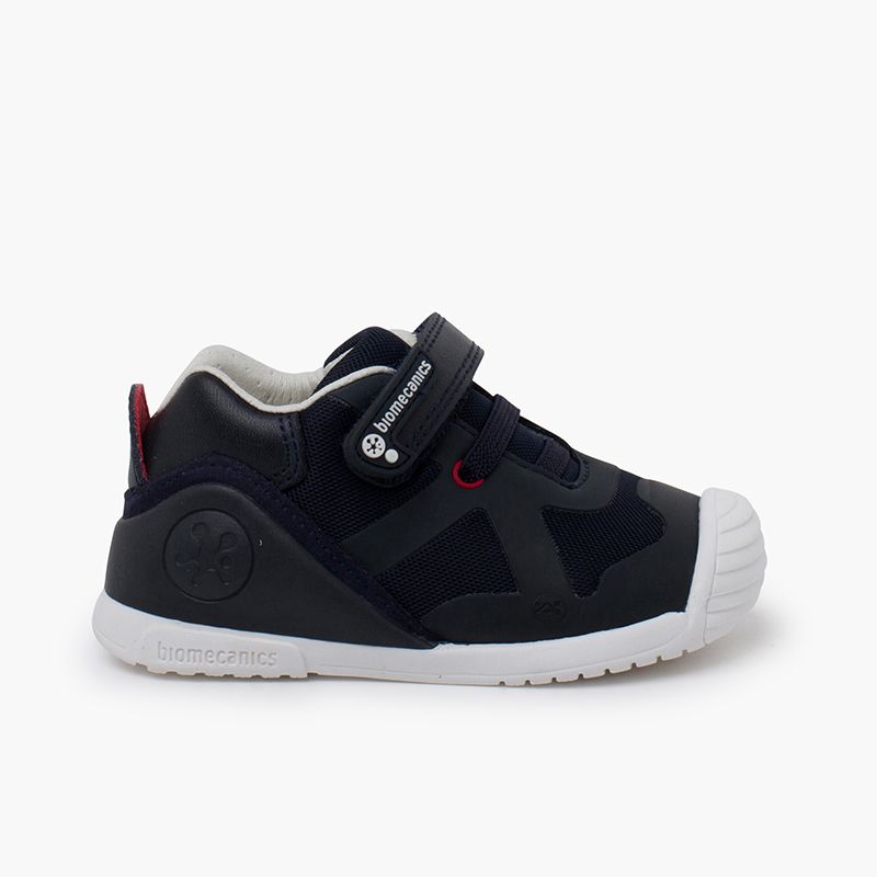 Sneakers mit Klettverschluss und elastischem Band
