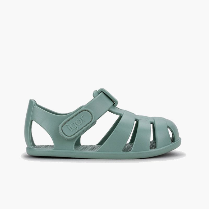 Nemo Jelly-Sandalen mit dünner Sohle und Klettverschluss