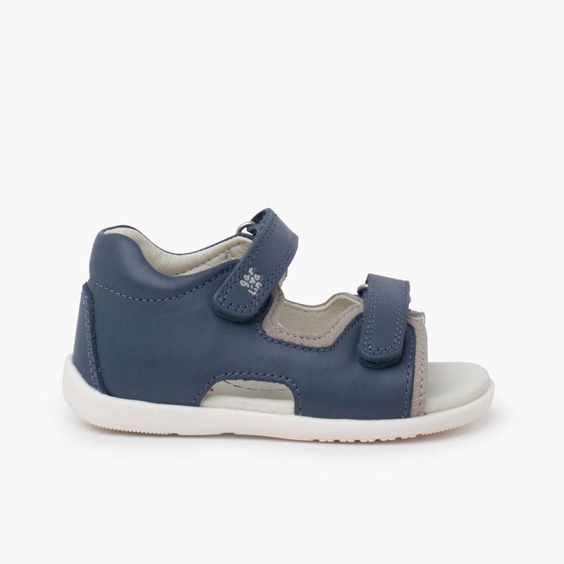 Garvalin Unisex Sandalen doppeltem Klettverschluss