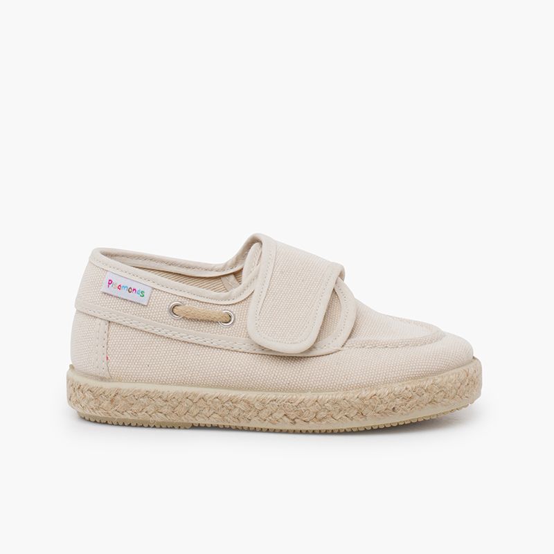 Rustikale Segelschuhe gewaschener Canvas