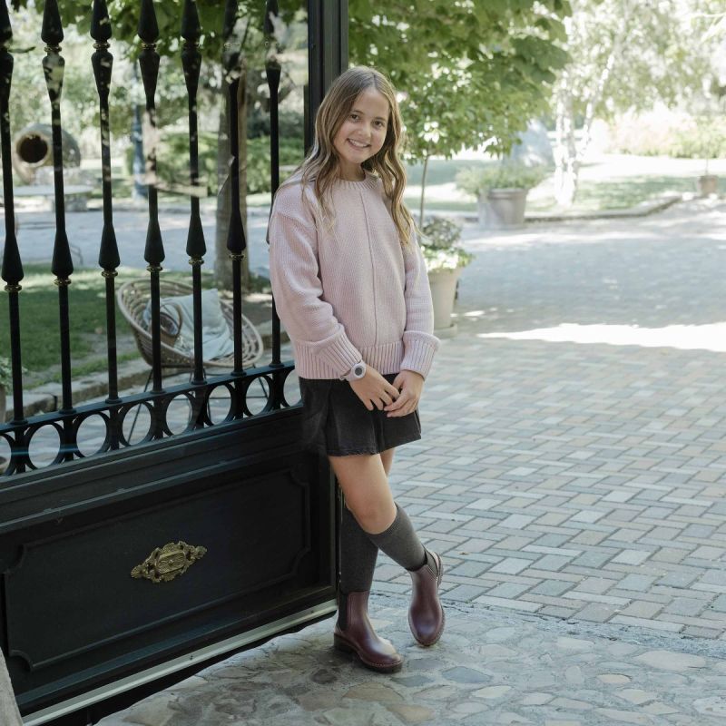 Damen-Gummistiefeletten Track-Sohle tri