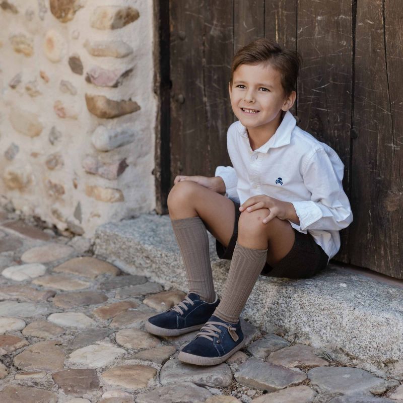 Sneakers Veloursleder barefoot elastische Schnürsenkel