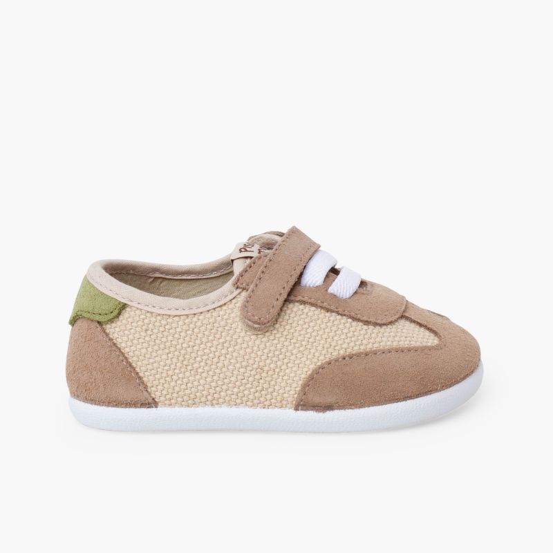 Kombinierte Barfuß-Sneaker elastischen Schnürsenkeln