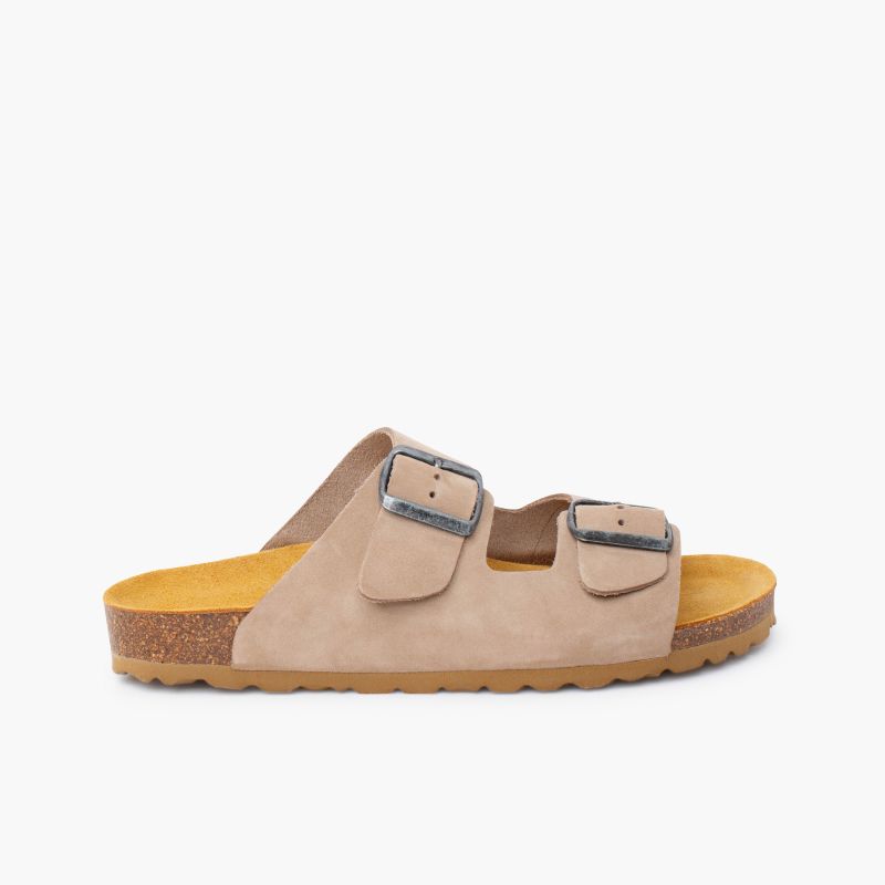 Bio-Sandalen Doppelschnalle große Größen