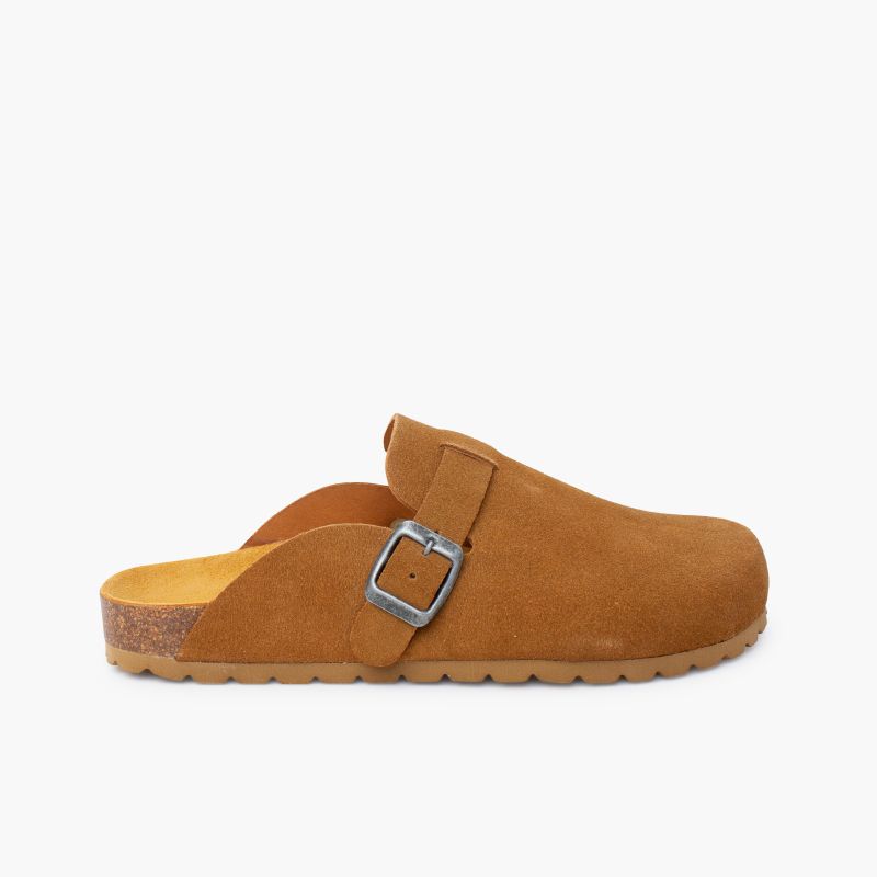 Bio-Clogs für Damen Spaltleder