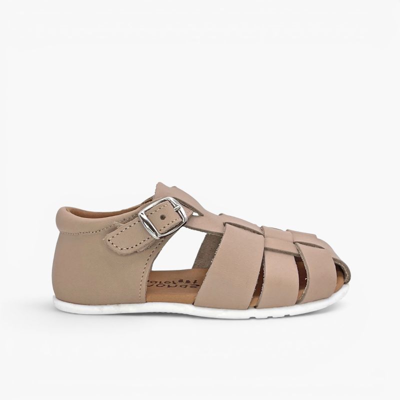 Barefoot-Sandalen Jungen geschlossenen Design Leder