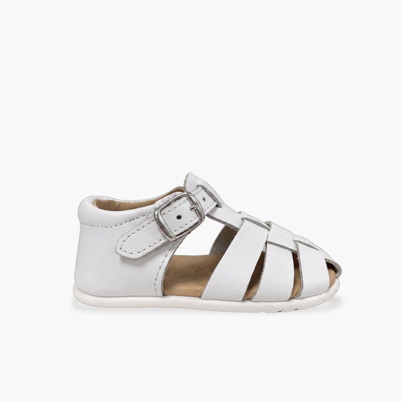 Barefoot-Sandalen Jungen geschlossenen Design Leder