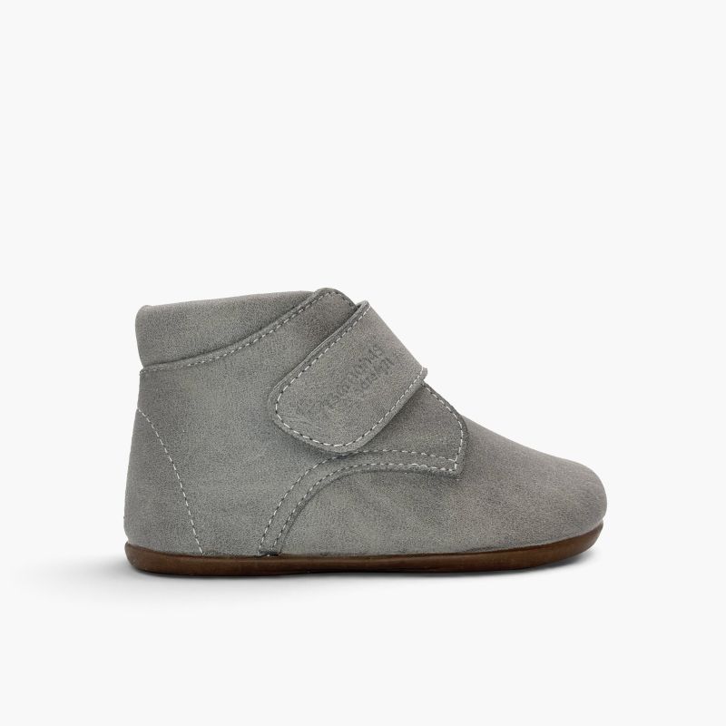 Barfuß Desert Boots für Kinder Lederoptik