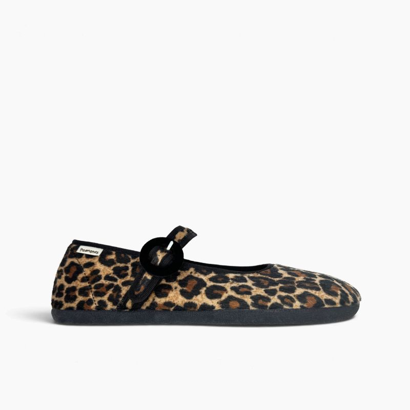 Barefoot-Mary-Janes Animal Print