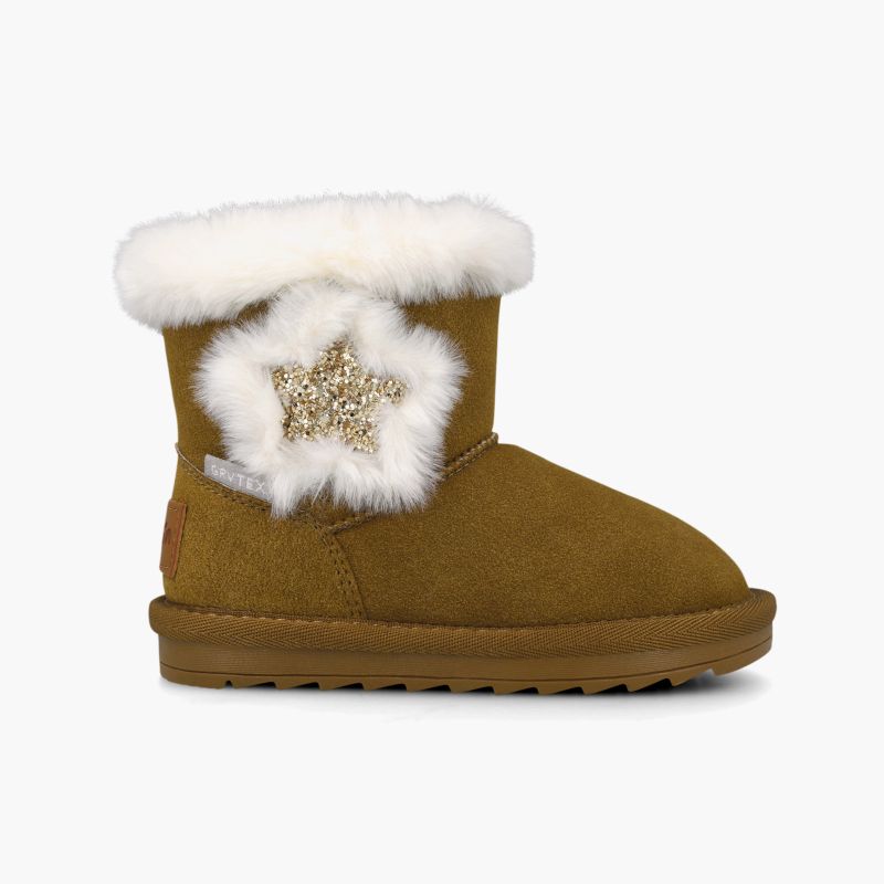 Mädchenboots im australischen Stil Glitzerstern