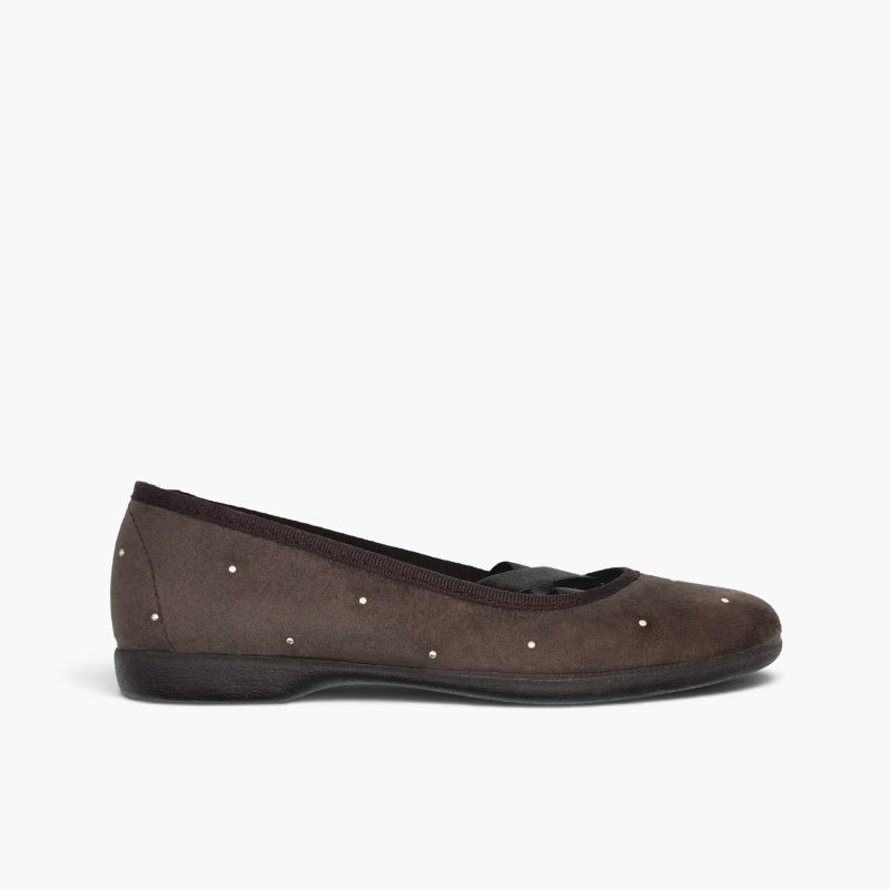 Mädchen-Ballerinas Serratex Ziernieten