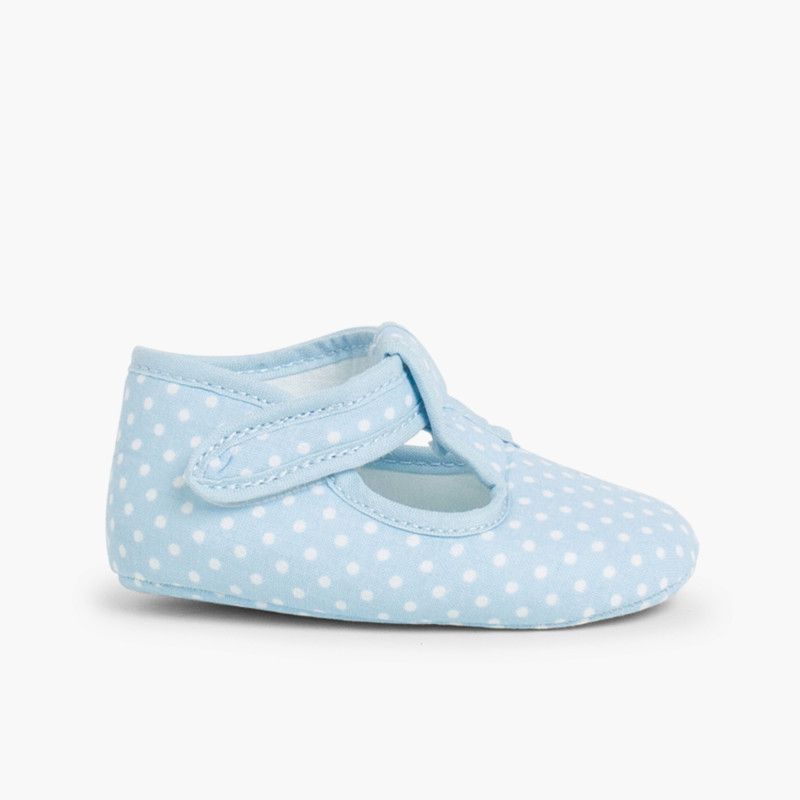 Pepito Badekappe für Babys, gepunktet, mit Klebeband