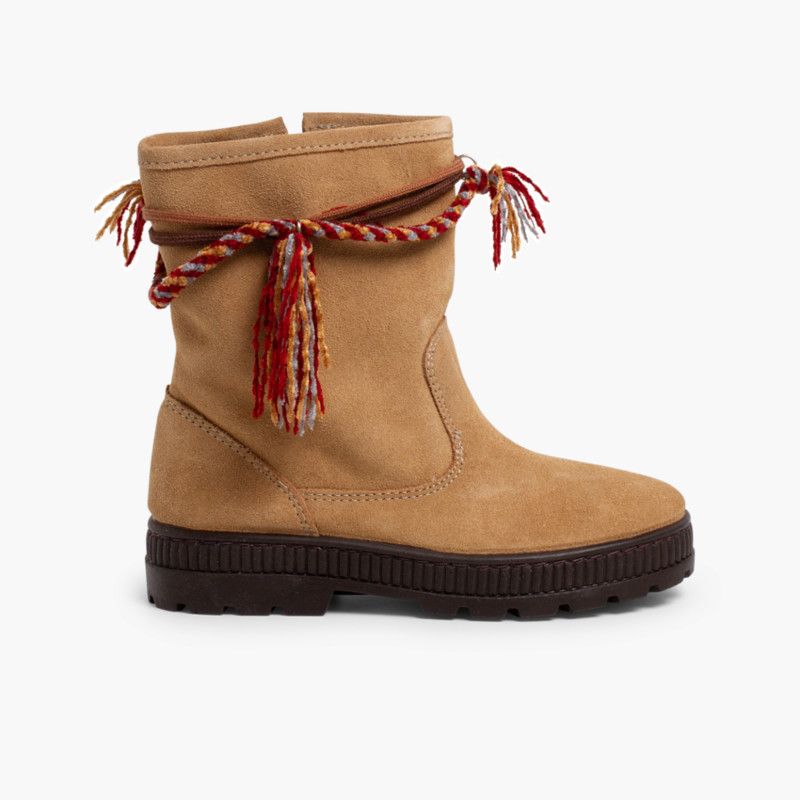 Winter-Hippie-Stiefel für Mädchen