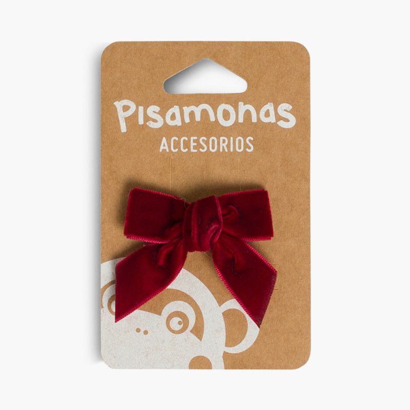 Haargummi mit Schleife aus Samt für Mädchen