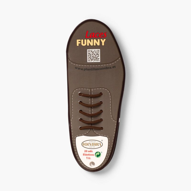 Elastische Kleiderschnürsenkel, Packung mit 20 Stück