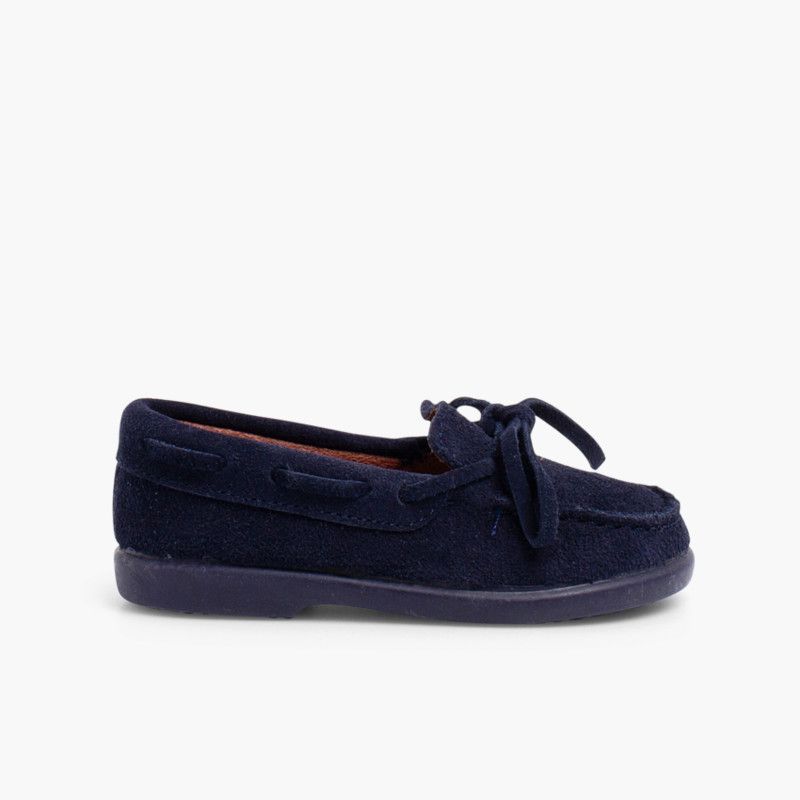 First Steps Loafer aus Veloursleder