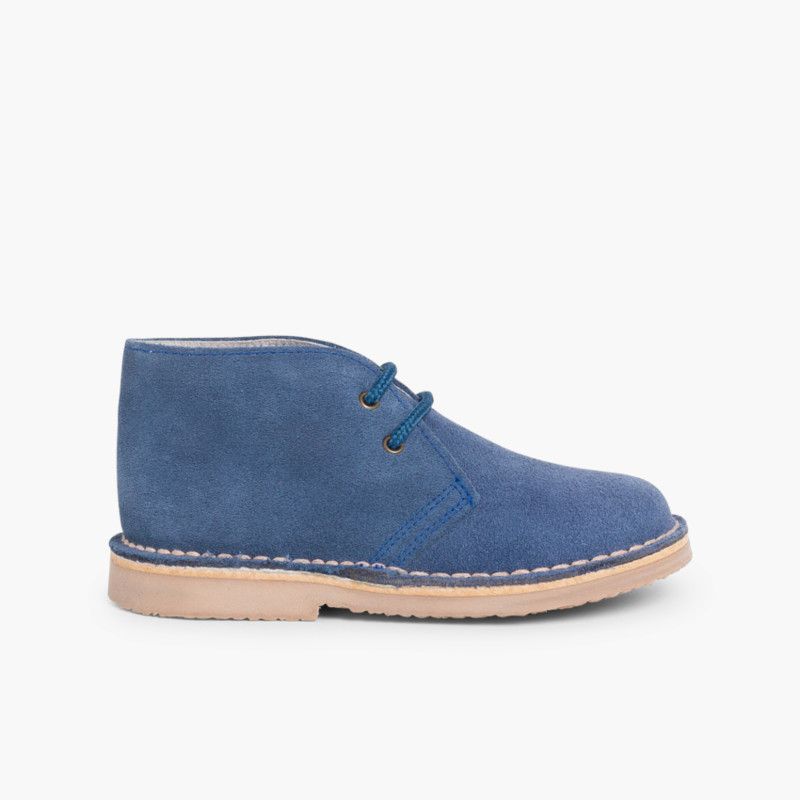 Desert Boots Kinder Stiefel mit Schnürsenkeln