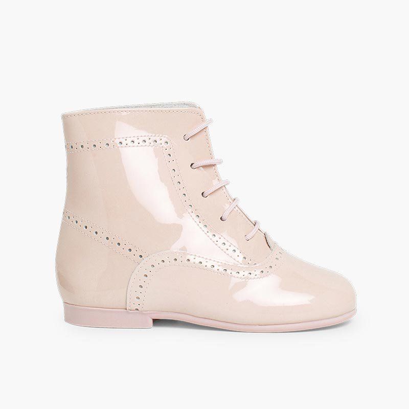 Stiefel für Mädchen aus Lackleder